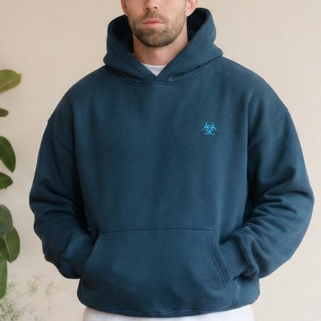 Teal Oversized Hoodie