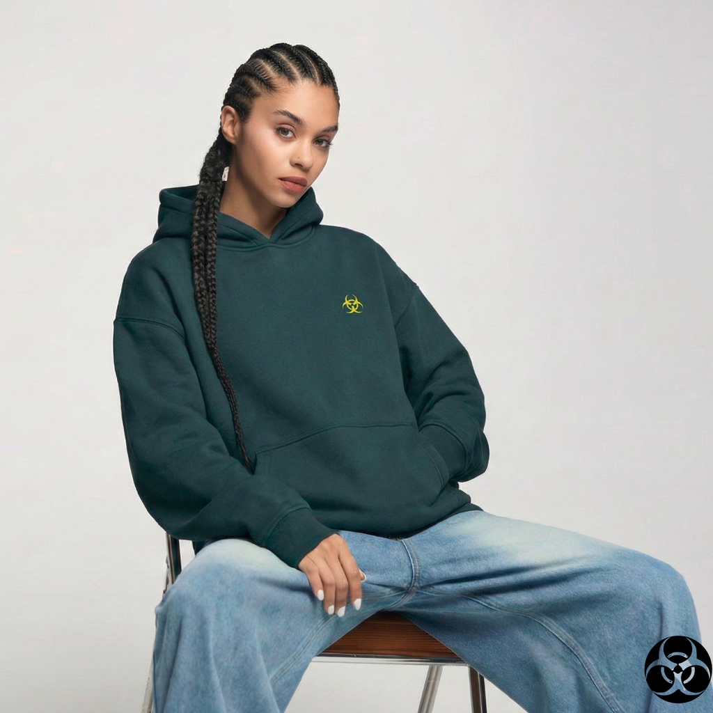 Dark Green Oversized Hoodie