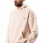 Beige Oversized Hoodie