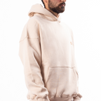 Beige Oversized Hoodie