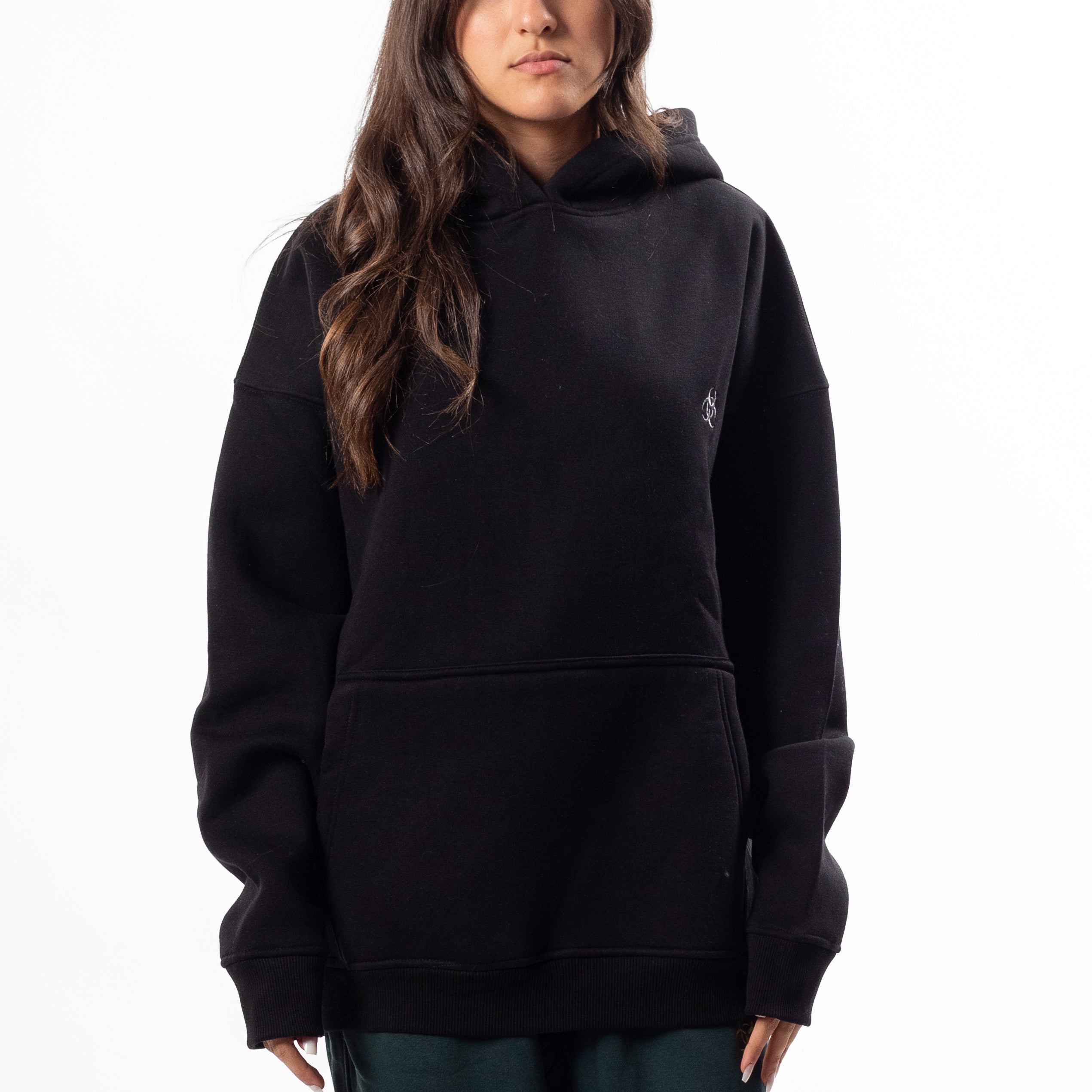 Black Oversized Hoodie