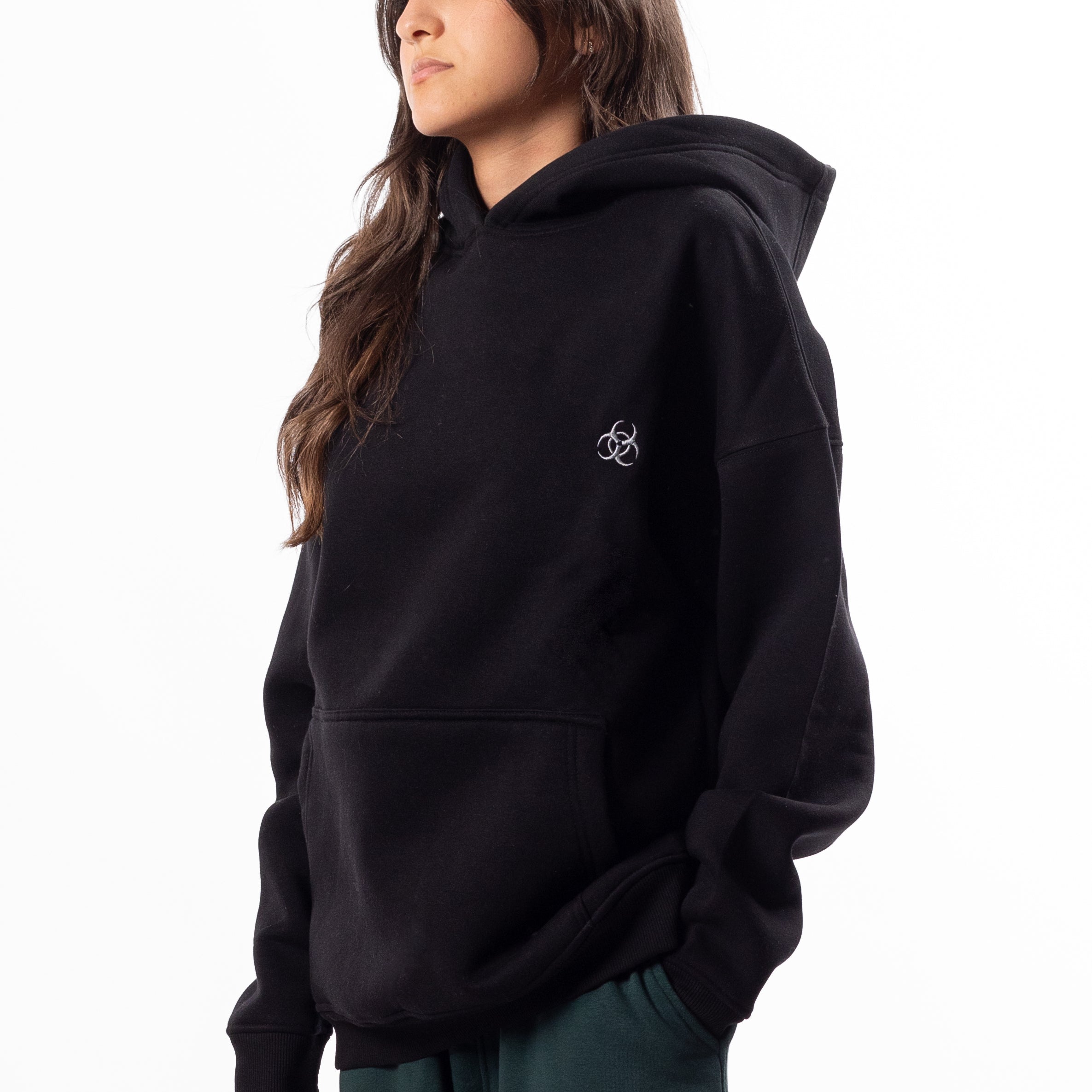Black Oversized Hoodie