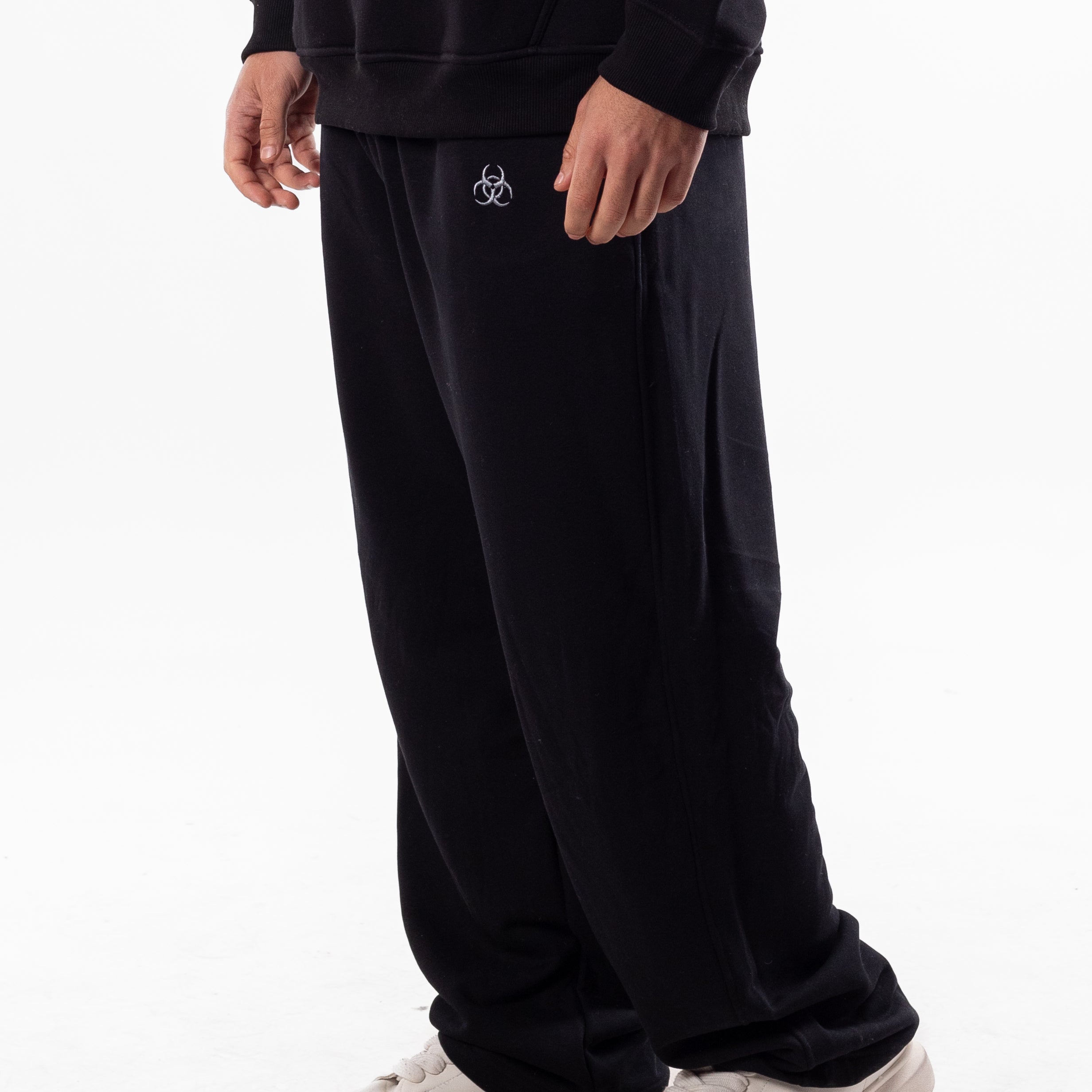 Black Wide Leg Sweatpants