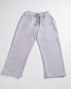 Silver Gray Wide Leg Sweatpants