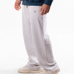 Silver Gray Wide Leg Sweatpants